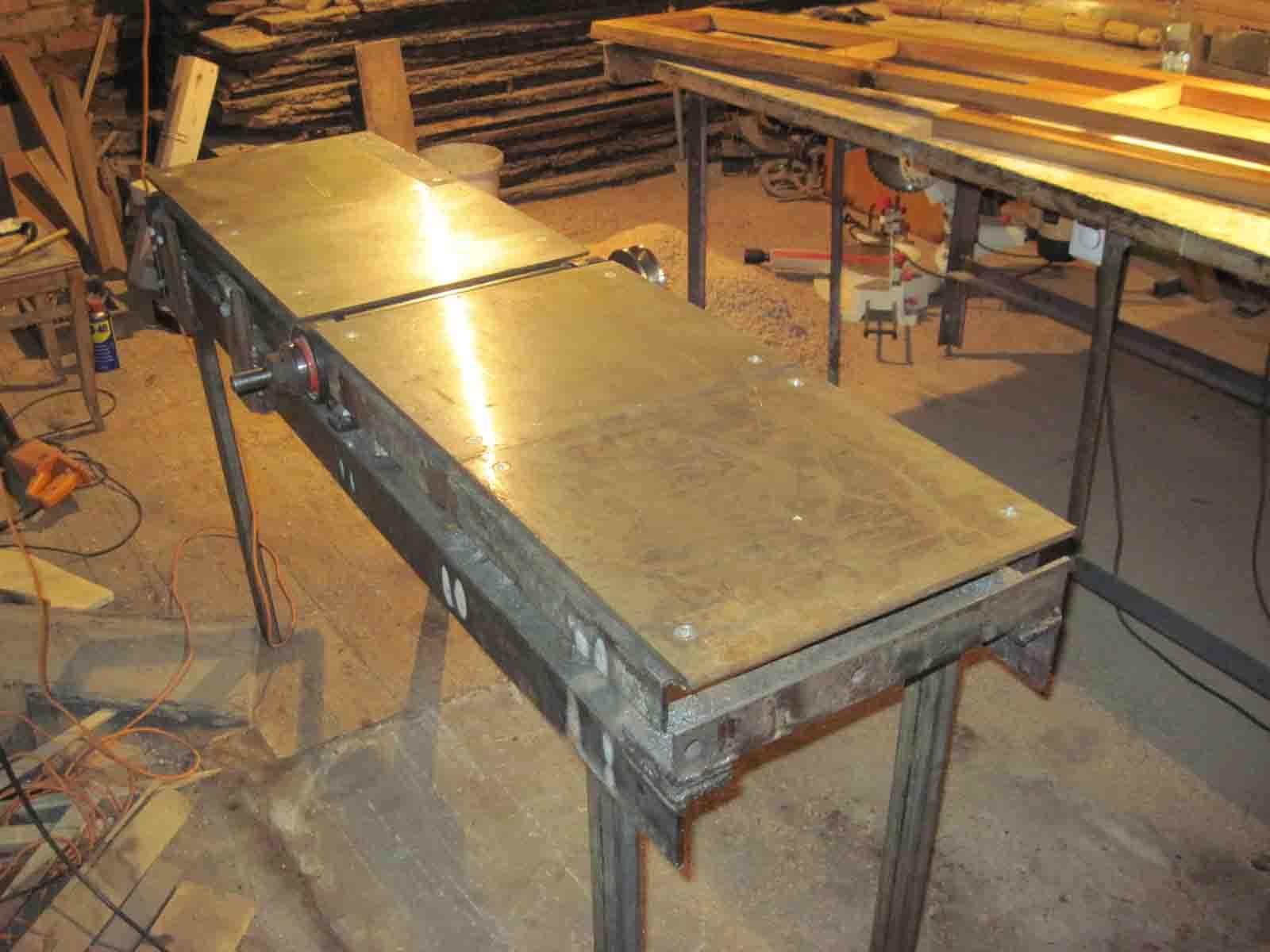 подъемный стол фуговального станка