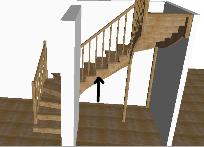 Проект лестницы в 3д