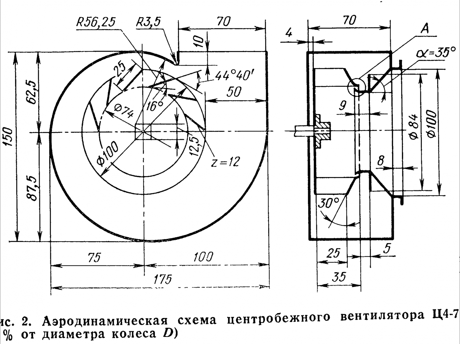 Схема подключения улитки вытяжки