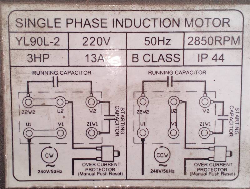 Схема подключения электродвигателя на 220в через конденсатор на компрессор